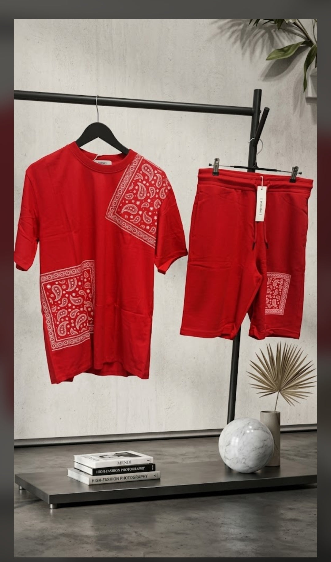 T-shirt manches courtes avec culotte motif carreaux